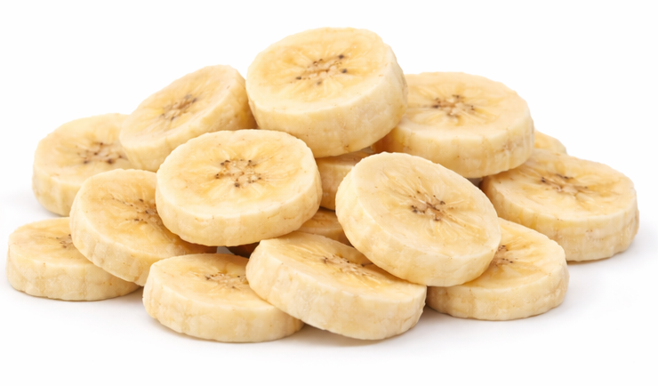 Liofilizado vs deshidratado platano liofilizado